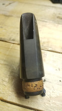 Load image into Gallery viewer, Riffault Logo Steelite Ebonite V8 facing Bb Clarinet Mouthpiece