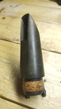 Load image into Gallery viewer, Riffault Logo Steelite Ebonite V8 facing Bb Clarinet Mouthpiece