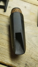 Load image into Gallery viewer, Riffault Logo Steelite Ebonite V8 facing Bb Clarinet Mouthpiece