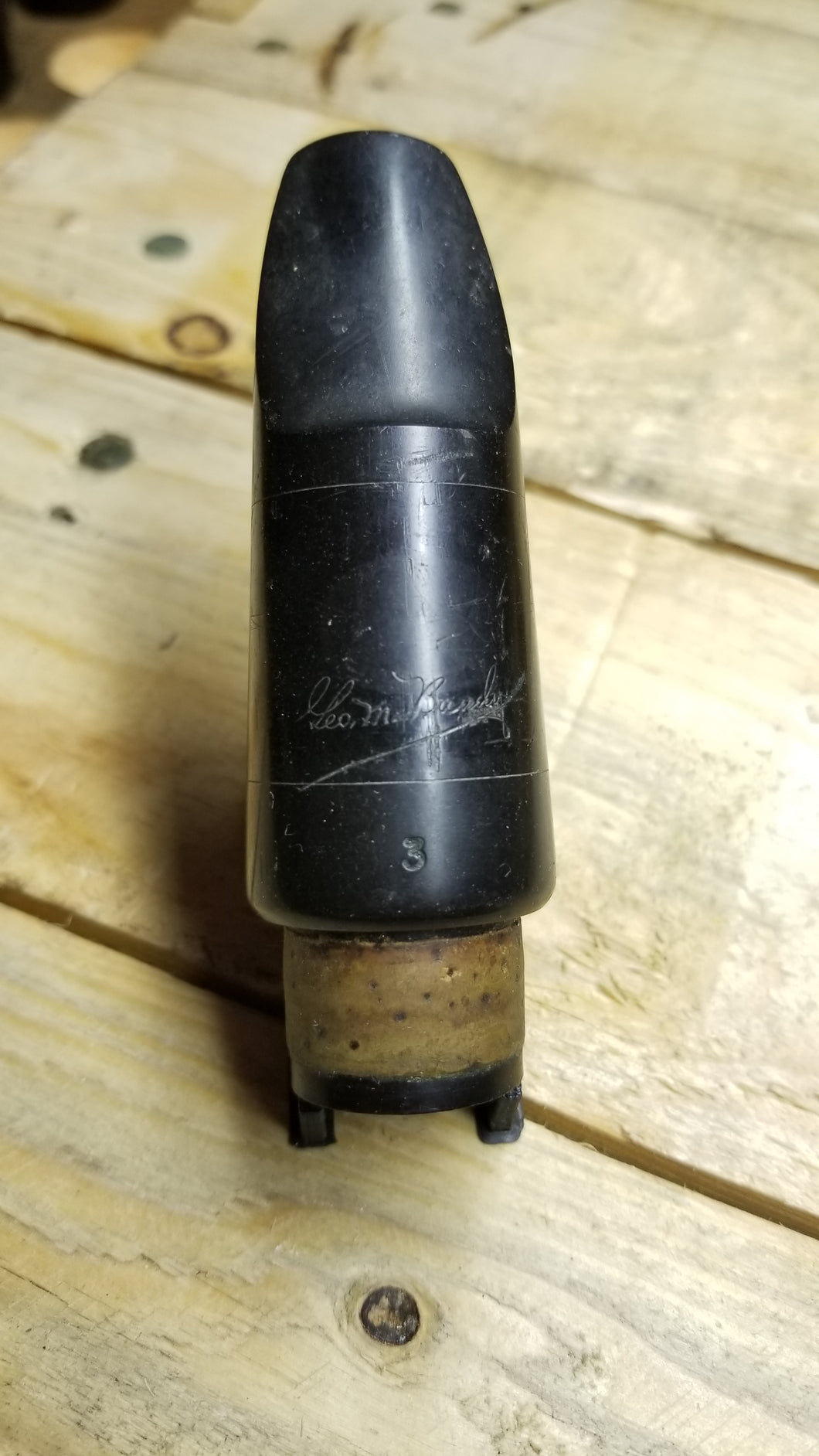 Chedeville Geo M. Bundy 3 Alto Clarinet Mouthpiece