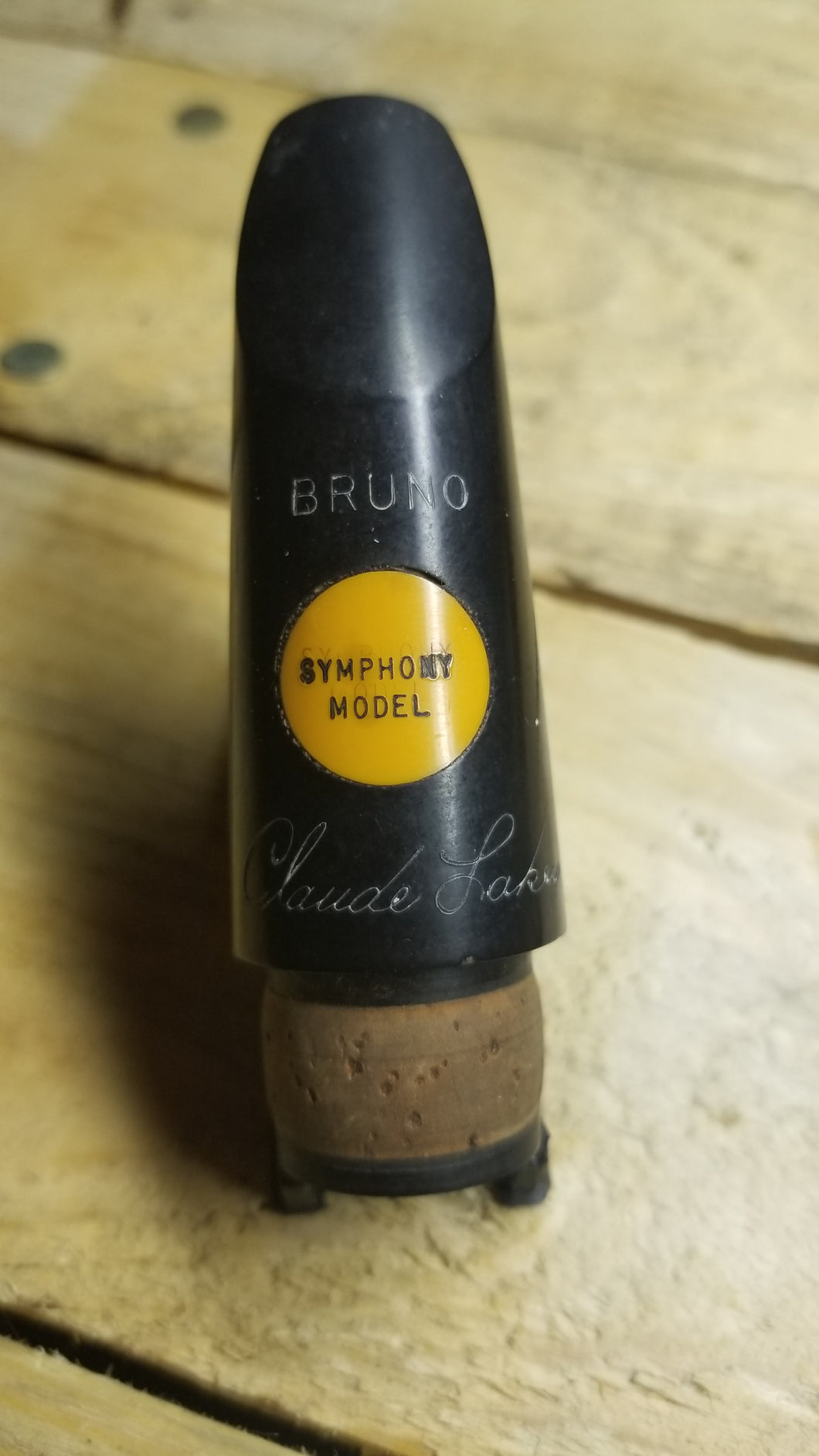 Bruno Claude Lakey Symphony Model Clarinet Mouthpiece