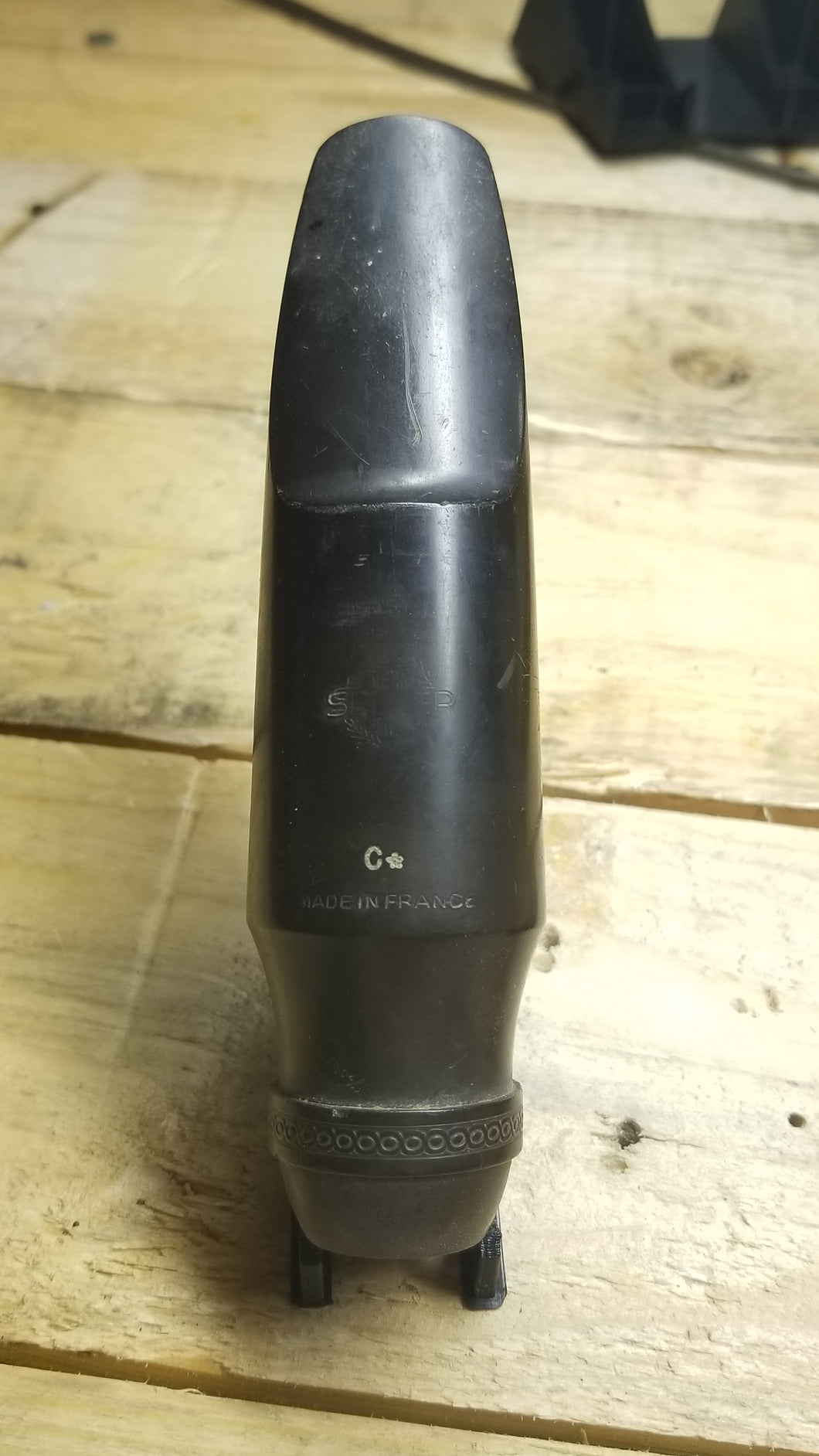 Cracked* Selmer Scroll shank Baritone Saxophone Mouthpiece